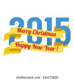 2015 New Year Vector Illustration