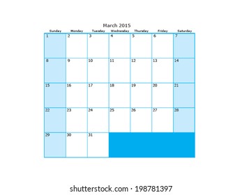 2015 Planner Calendar