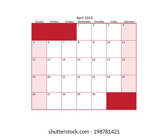 2015 Planner Calendar