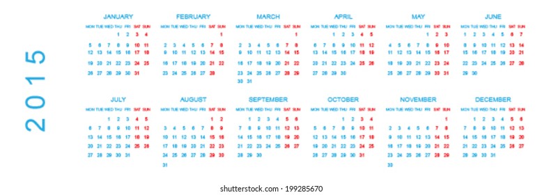 2015 Planner Calendar