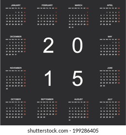 2015 Planner Calendar