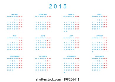 2015 Planner Calendar