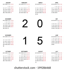 2015 Planner Calendar