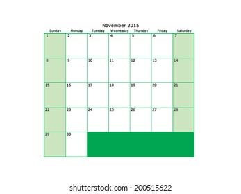 2015 Planner Calendar