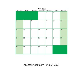 2015 Planner Calendar