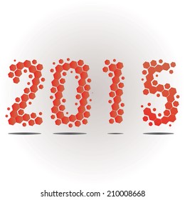 2015 polygon vector illustration design 