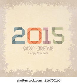 2015 Stylish Text Vector Design 