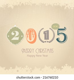 2015 Stylish Text Vector Design 