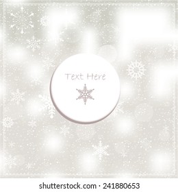2015 winter snow flakes background