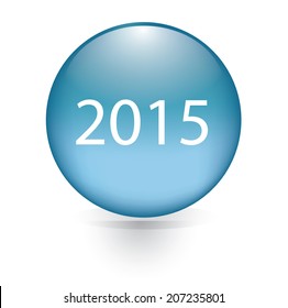 2015 word blue button 