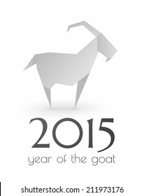 2015 year of the goat. Vector eps10