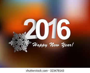 2015-2016 change represents the new year 2016. New year 2016 Text Design.