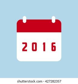 2016 calendar Icon.