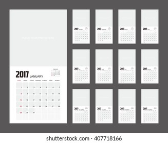 2016 Calendar Planner Design.