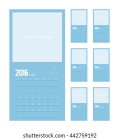 2016 Calendar Planner Design.