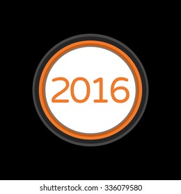 2016 card, logo, background