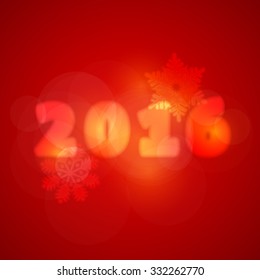 2016 Christmas Fall Snowflakes, Banners, Cards Template Red Colors Background