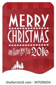 2016 Christmas and Happy New Year Party flyer