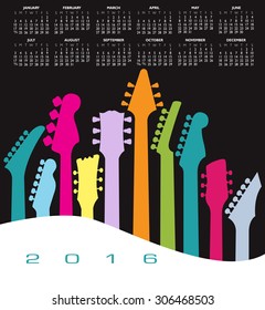 2016 Creative Guitar Calendar