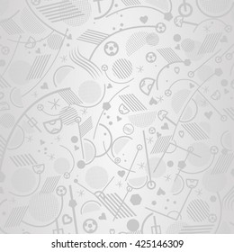 2016. Fondo de pantalla del Campeonato de Europa de Fútbol. Señal vectorial de fondo del Campeonato Europeo de Fútbol. Patrón de color gris de fútbol. Pancarta abstracta de fútbol. Para Arte, Imprimir, Diseño Web. 2018 Concepto deportivo 