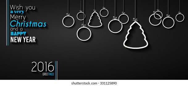 2016 Happy New Year Background for your Flyers and Greetings Card. Ideal to use for parties invitation, Dinner invitation, Christmas Meeting events and so on.