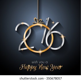 2016 Feliz Año Nuevo fondo para tarjetas de felicitaciones estacionales, volante de fiestas navideñas, invitaciones a eventos de cena, tarjetas de Navidad y sp.
