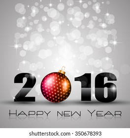 2016  Happy New Year Background for Seasonal Greetings Cards, Christmas Parties Flyer, Dinner Event Invitations, Xmas Cards and so on.