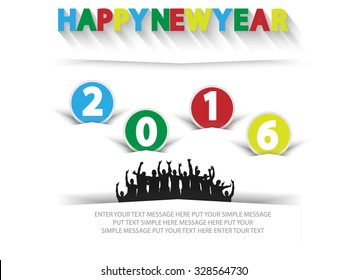 2016 HAPPY NEW YEAR CELEBRATIONS WITH PEOPLE