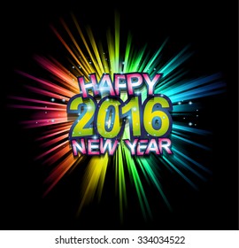 2016 Happy New Year and Merry Christmas Background for your seasonal wallpapers, greetings card, dinner invitations, pary flyers, covers and so on.