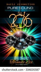2016 Happy New Year and Merry Christmas Background for your seasonal wallpapers, greetings card, dinner invitations, pary flyers, covers and so on.