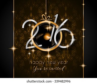 2016 Happy New Year and Merry Christmas Background for your seasonal wallpapers, greetings card, dinner invitations, pary flyers, covers and so on.