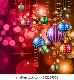 2016 Happy New Year and Merry Christmas Background for your seasonal wallpapers, greetings card, dinner invitations, pary flyers, covers and so on.