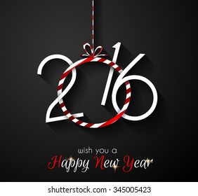 2016 Happy New Year and Merry Christmas Background for your seasonal wallpapers, greetings card, dinner invitations, pary flyers, covers and so on.