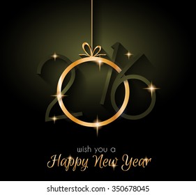2016 Happy New Year and Merry Christmas  Background for Seasonal Greetings Cards, Parties Flyer, Dinner Event Invitations, Xmas Cards and so on.