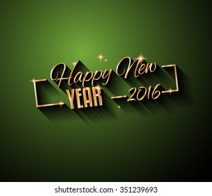 2016 Happy New Year and Merry Christmas Background 
