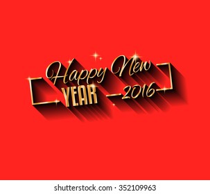 2016 Happy New Year and Merry Christmas Background for Seasonal Greetings Cards, Parties Flyer, Dinner Event Invitations, Xmas Cards and sp on.