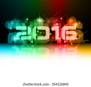 2016 Happy New Year and Merry Christmas Background for Seasonal Greetings Cards, Parties Flyer, Dinner Event Invitations, Xmas Cards and so on.