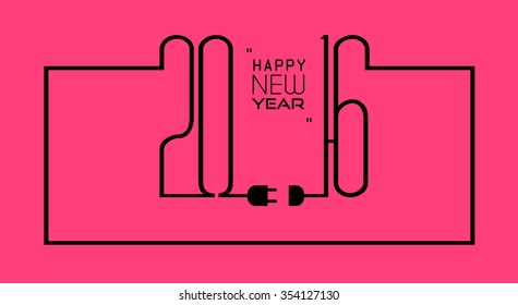 2016 Happy New Year and Merry Christmas Background for Seasonal Greetings Cards, Parties Flyer, Dinner Event Invitations, Xmas Cards and so on.