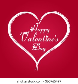 2016 Happy Valentine's day vector