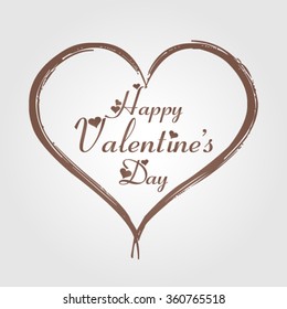 2016 Happy Valentine's day vector