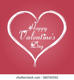 2016 Happy Valentine's day vector