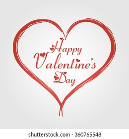 2016 Happy Valentine's day vector