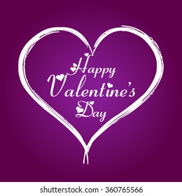 2016 Happy Valentine's day vector