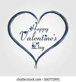 2016 Happy Valentine's day vector