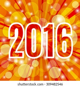2016 Holiday background.  Vector EPS10.
