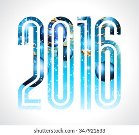 2016 Merry Christmas and Happy New Year Background for Seasonal Greetings Cards, Parties Flyer, Dinner Event Invitations, Xmas Cards