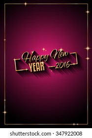 2016 Merry Christmas and Happy New Year Background for Seasonal Greetings Cards, Parties Flyer, Dinner Event Invitations, Xmas Cards