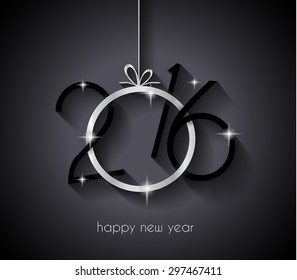 2016 Merry Chrstmas and Happy New Year Background for your dinner invitations, festive posters, restaurant menu cover, book cover,promotional depliant, Elegant greetings cards and so on.