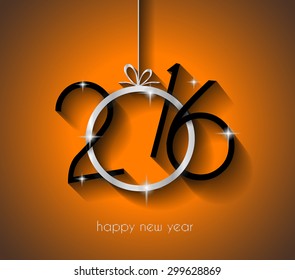 2016 Merry Chrstmas and Happy New Year Background for your dinner invitations, festive posters, restaurant menu cover, book cover,promotional depliant, Elegant greetings cards and so on.