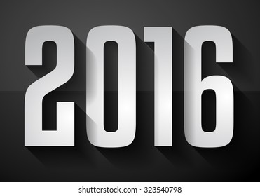 2016 New Year Background for modern seasonal card, flyer templates, greetings card cover and so on 